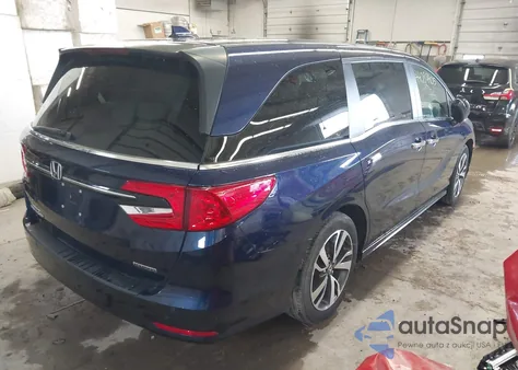 2021 Honda Odyssey Touring from USA, damaged, VIN 5FNRL6H8XMB002177